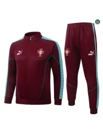 Marque Veste Survetement Foot Portugal 2026/27 Jujube Rouge
