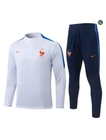 Soldes Survetement Foot France 2026/27 Blanc