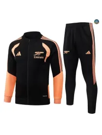 Veste Survetement Enfant Foot Arsenal 2026/27 Noir/Orange