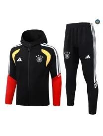 Veste Survetement Foot Allemagne à capuche 2026/27 Noir