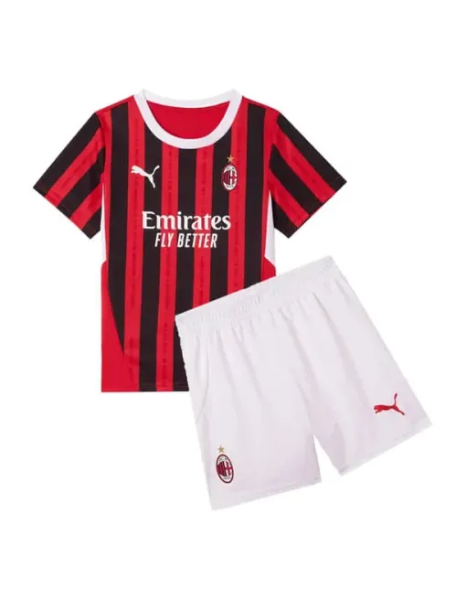 Ac Milan Domicile 2024/25 Junior Kit