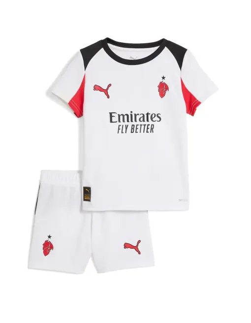 Ac Milan Extérieur 2025/26 Junior Kit
