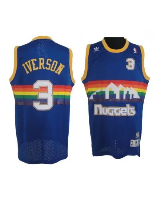 Allen Iverson Denver Nuggets [bleu]