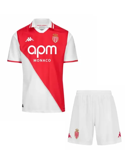 As Monaco Domicile 2024/25 Junior Kit