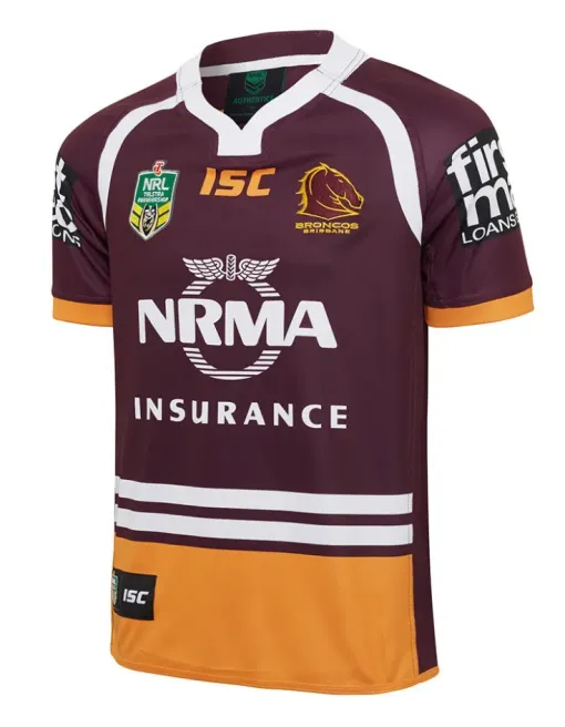 Brisbane Broncos Nrl Home S/s 2017