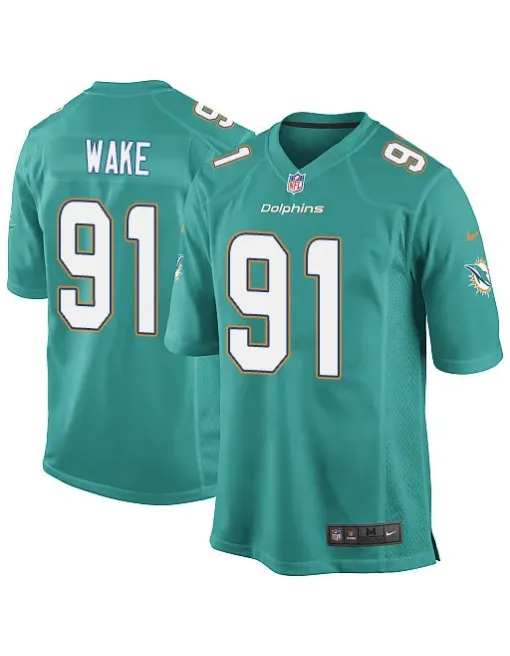 Cameron Wake Des Dolphins De Miami - Aqua Vert