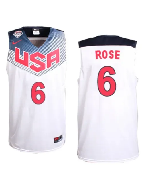 Derrick Rose Usa 2014 - Blanc