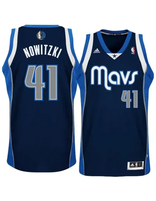 Dirk Nowitzki Dallas Mavericks [bleu Foncé]