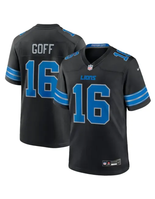 Jared Goff Detroit Lions - Black