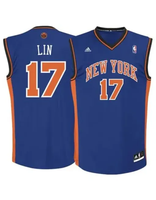 Jeremy Lin New York Knicks 2011/2012 [bleu]
