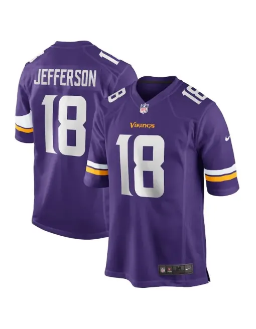 Justin Jefferson Minnesota Vikings - Purple