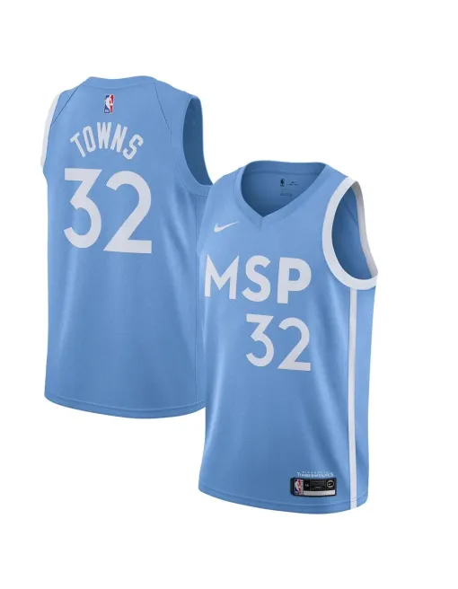 Karl-anthony Towns Minnesota Timberwolves 2019/20 - City Edition