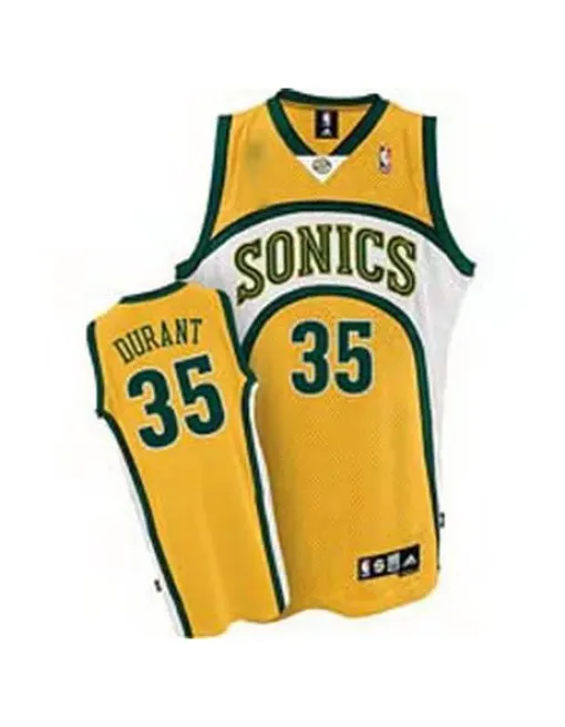 Kevin Durant Seattle Supersonics [jaune]