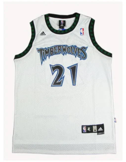 Kevin Garnett Minnesota Timberwolves [blanc]
