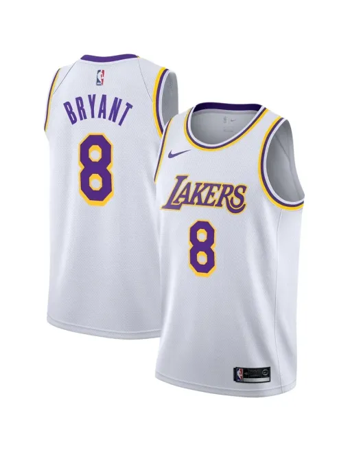 Kobe Bryant Los Angeles Lakers 8 White
