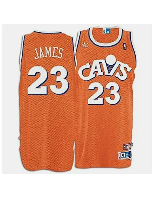 Lebron James Cleveland Cavaliers - Orange Hardwood Classics