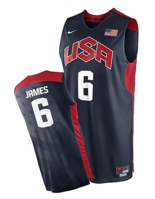 Lebron James Sélectionnant Usa 2012 [bleu]