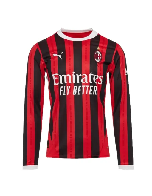 Maillot Ac Milan Domicile 2024/25 Ml - Authentic
