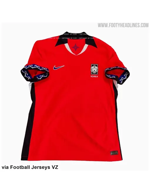 Maillot Domicile Corée Du Sud Féminin 2025 Modèle Homme