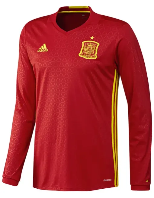 Maillot Espagne Domicile Euro 2016 Ml