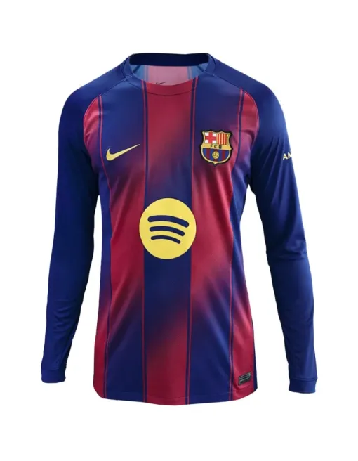 Maillot Fc Barcelona Domicile 2025/26 Ml