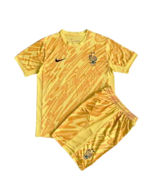 Maillot France Gardien 2024 Junior Kit