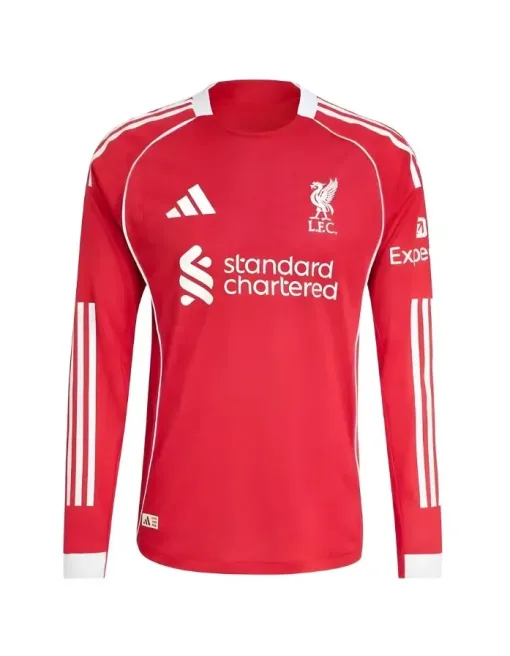 Maillot Liverpool Domicile 2025/26 Ml - Authentic