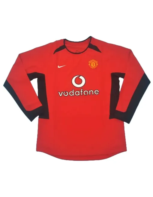 Maillot Manchester United Domicile 2002/04 Ml