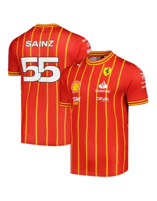 Maillot Équipe Scuderia Ferrari 2024 - Carlos Sainz