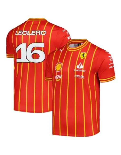 Maillot Équipe Scuderia Ferrari 2024 - Charles Leclerc