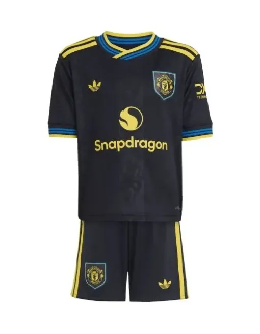 Manchester United Third 2025/26 Junior Kit