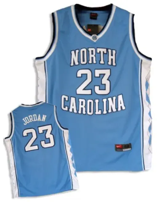 Michael Jordan North Carolina [bleu]
