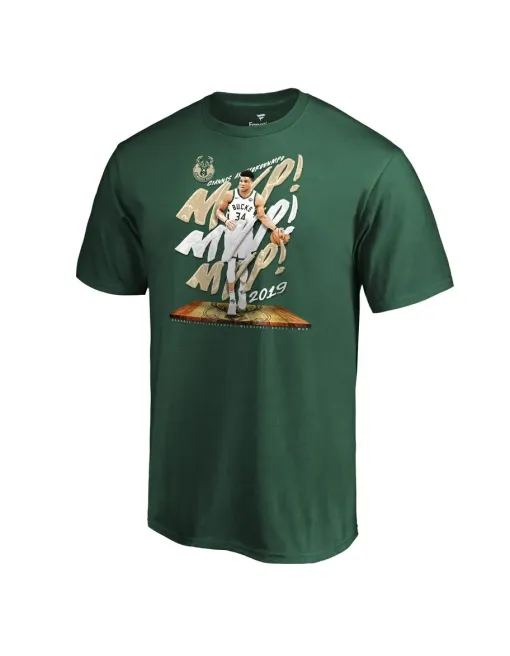 Milwaukee Bucks T-shirt - Giannis Antetokounmpo Mvp 2019