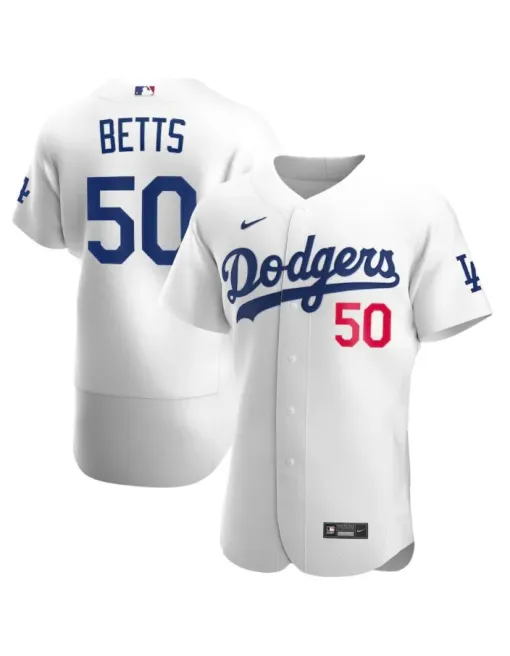 Mookie Betts Los Angeles Dodgers - White
