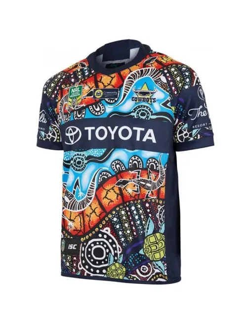North Queensland Cowboys - Nrl Indigenous S/s 2018