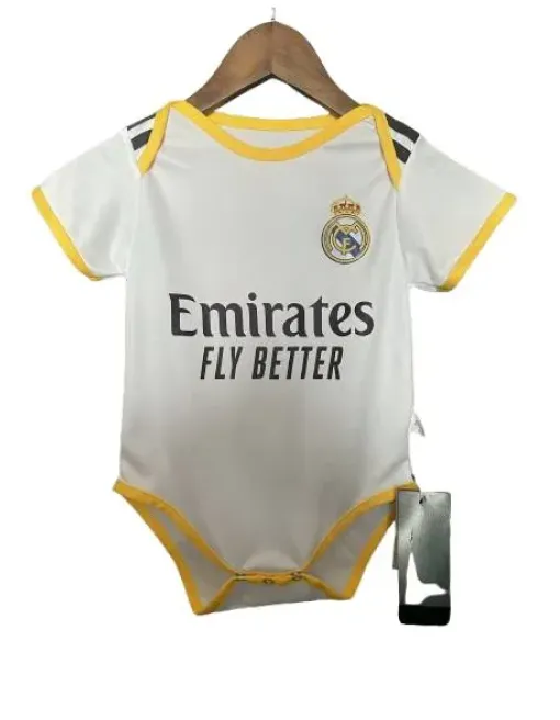 Real Madrid Domicile 2025 Body Bébé