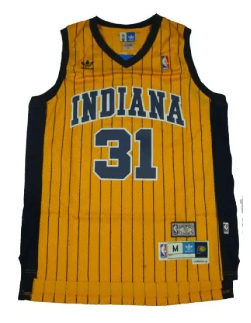 Reggie Miller Indiana Pacers [jaune]