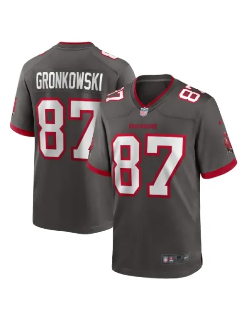 Rob Gronkowski Tampa Bay Buccaneers - Pewter