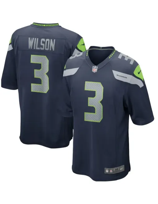 Russell Wilson Seattle Seahawks - Navy