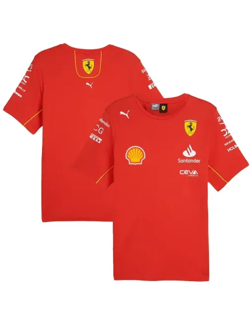 T-shirt Équipe Scuderia Ferrari 2024