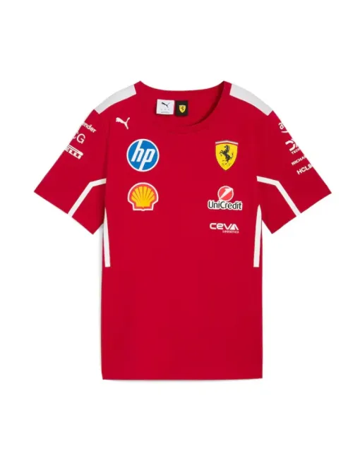 T-shirt Équipe Scuderia Ferrari 2025