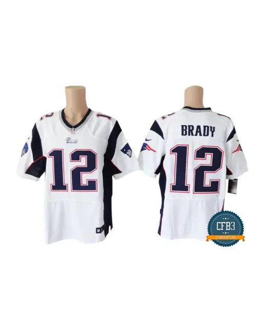 Tom Brady New England Patriots - White
