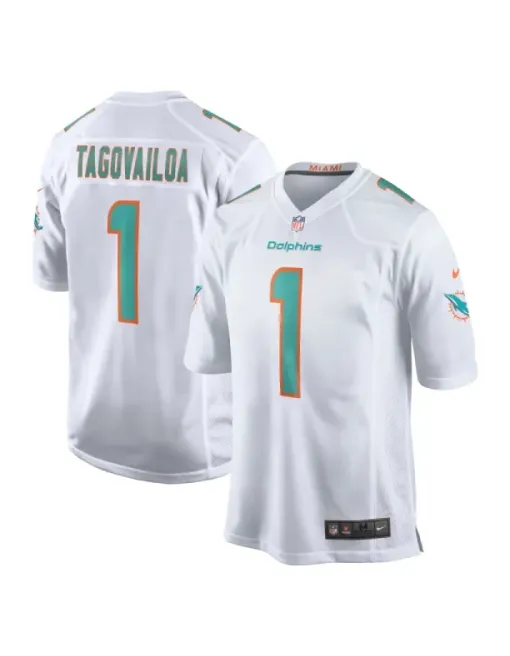 Tua Tagovailoa Miami Dolphins - White