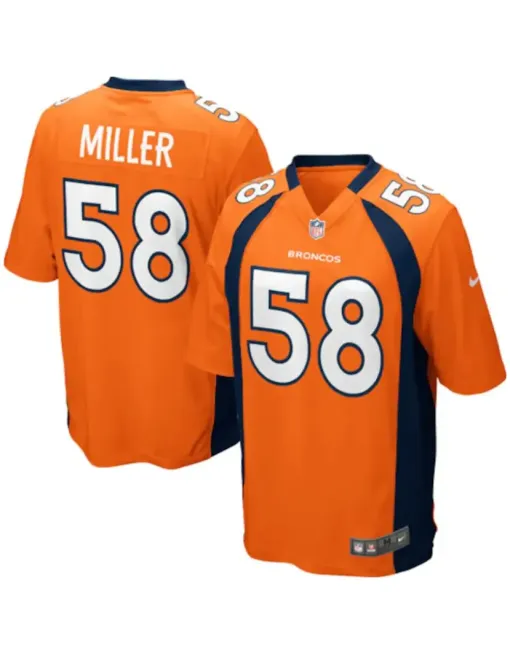 Van Miller Denver Broncos - Orange