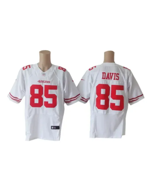 Vernon Davis San Francisco 49ers - Blanc