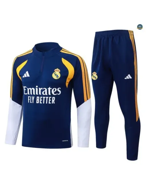 Survetement Enfant foot Real Madrid 2026/27 Bleu Marine/Blanc