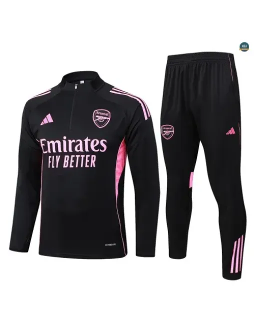 Survetement foot Arsenal 2026/27 Noir/Rose
