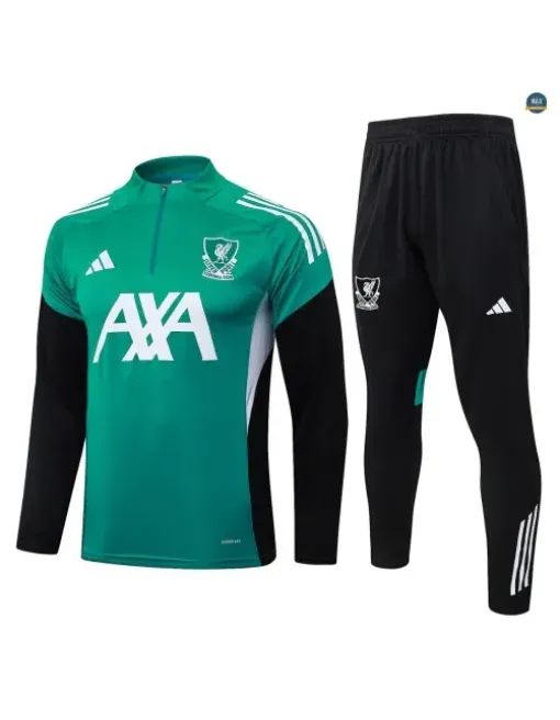 Survetement foot Liverpool 2026/27 Vert/Blanc