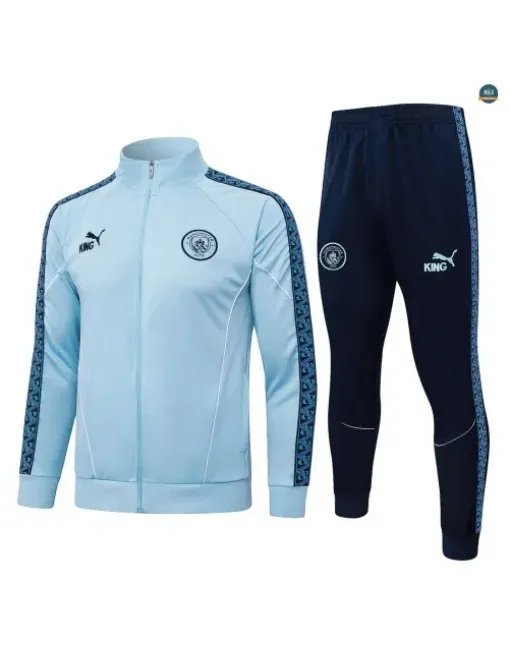 Veste Survetement foot Manchester City 2026/27 Bleu