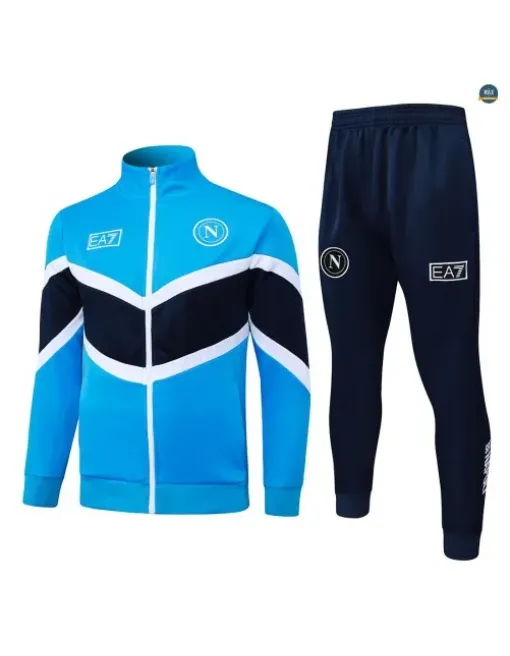 Veste Survetement foot Naples 2026/27 Bleu